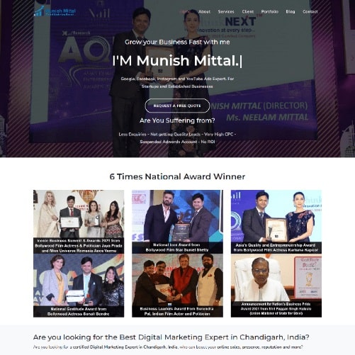 Munish MIttal Portfolio
